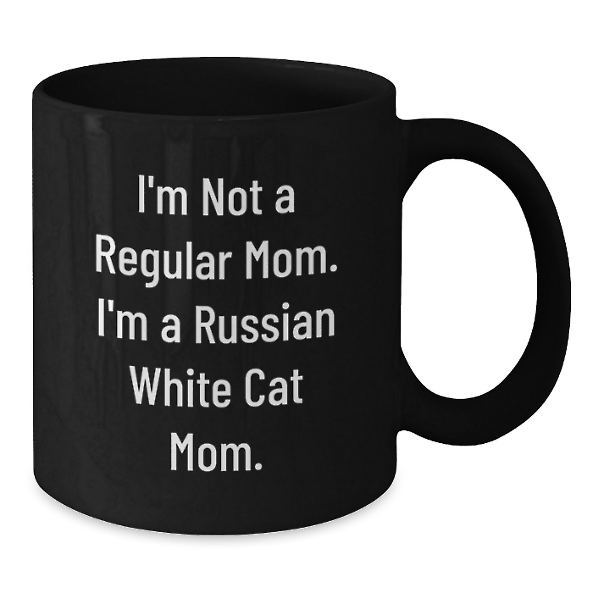 Funny Russian White Cat Mom Gifts for Russian White Cat Lover Graduation Unique Gifts from Mom to Russian White Cat Cat Lover - Additional