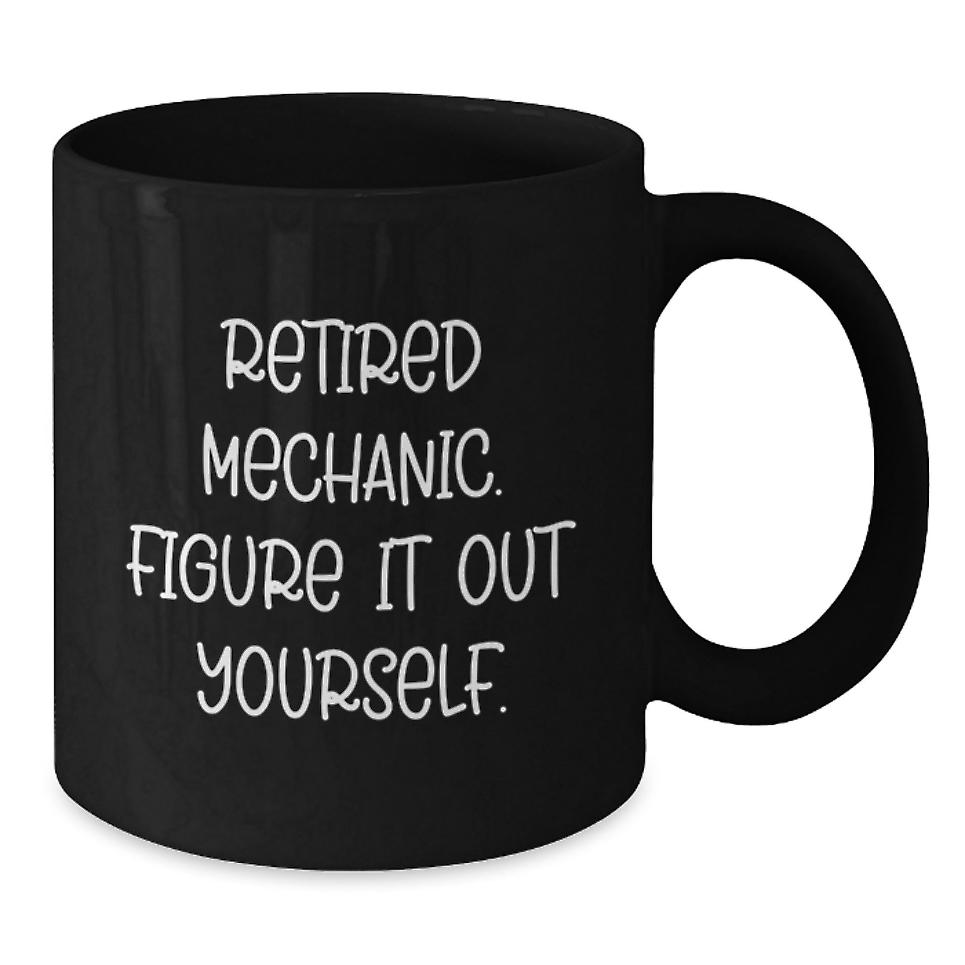 Mechanic Friend Funny Quotes Black Coffee Mug Gifts for Men from Family - Additional
