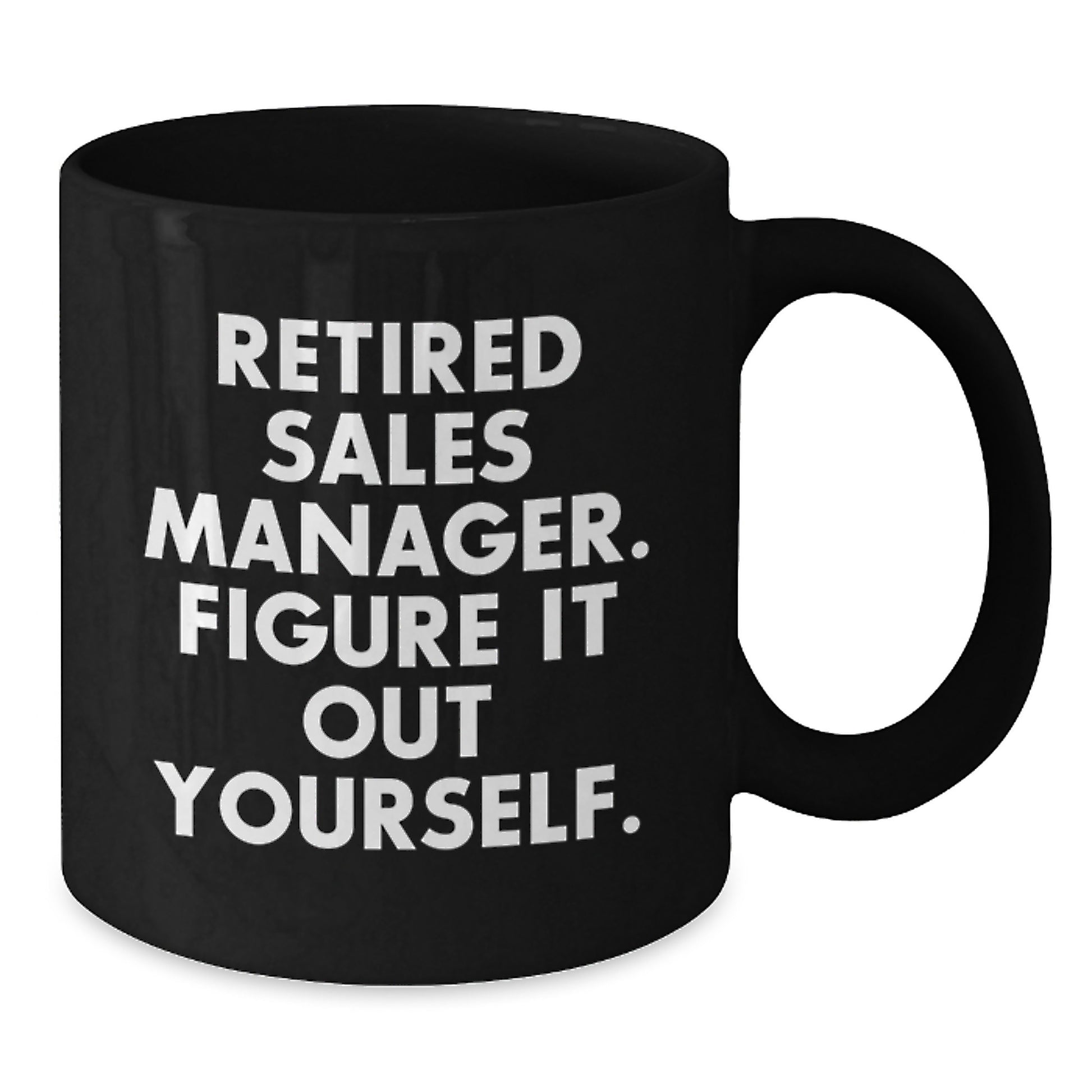 Retired Sales Manager Keepsake Ceramic Mug for Him Birthday Gift - Additional