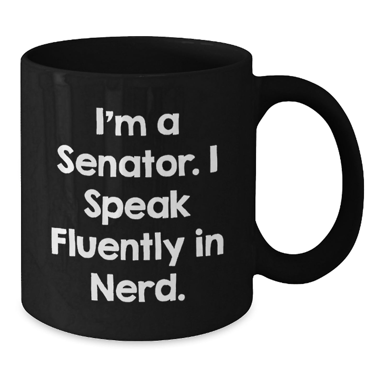 Funny Senator Gifts, Black Coffee Mugs for Senator Men Women Friends, Birthday Unique Gifts from Friends Family for Senator - Additional