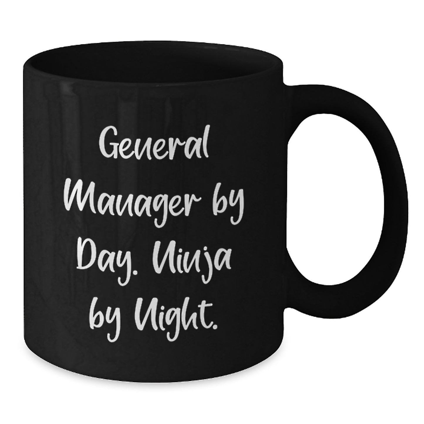 General Manager Keepsake Black Coffee Mug for Him Birthday Gift - Additional