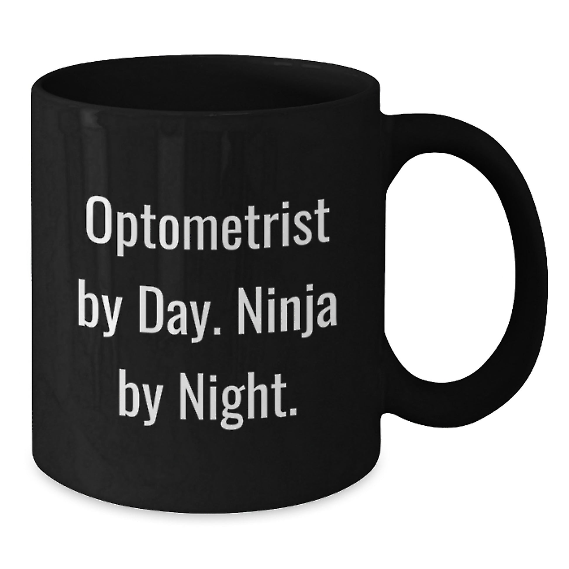 Optometrist Gifts for Graduation Unique Black Coffee Mugs with Funny Quote Gifts from Friends for Men Women Family - Additional