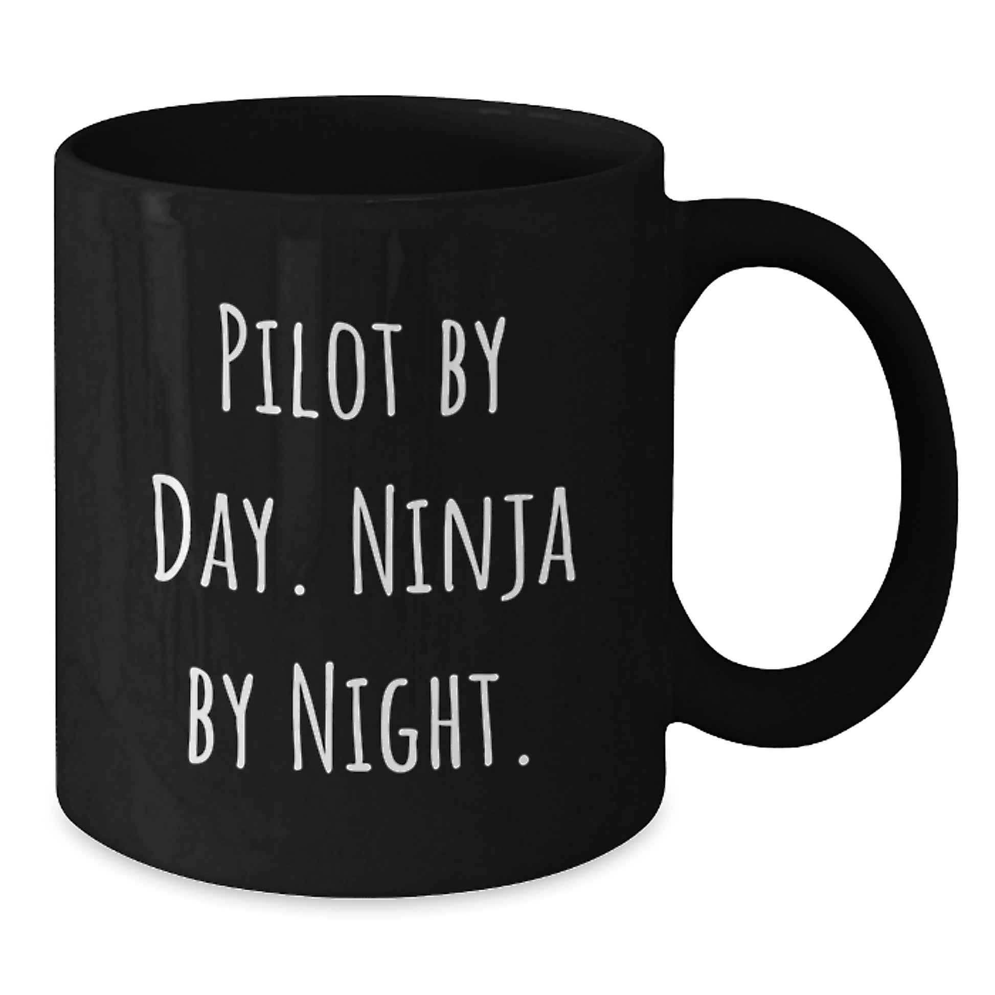 Pilot Keepsake Premium Black Coffee Mug for Him Birthday Surprise Gift - Additional