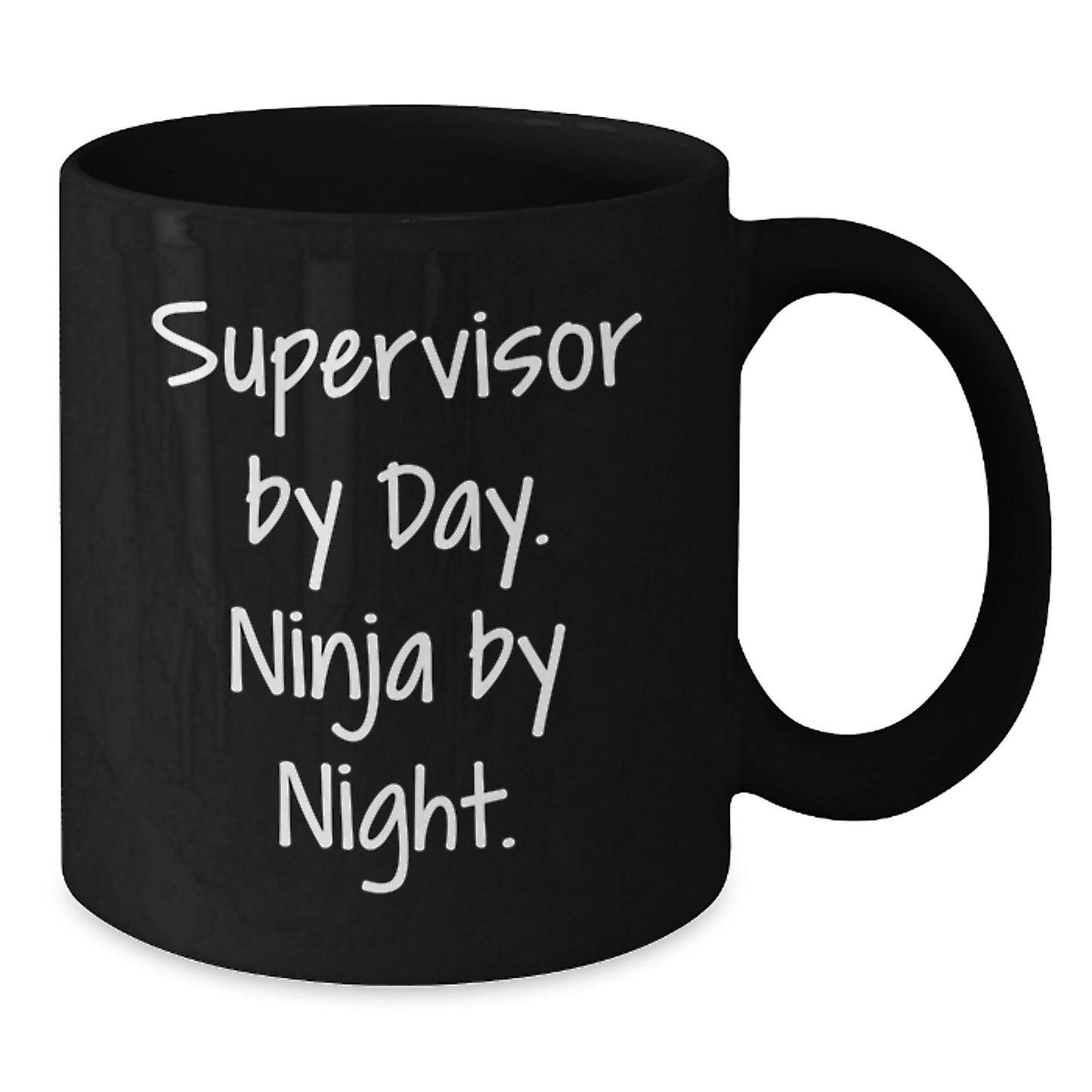Supervisor Keepsake Mug for Him Birthday Gift Black 11oz Ceramic Mug - Additional