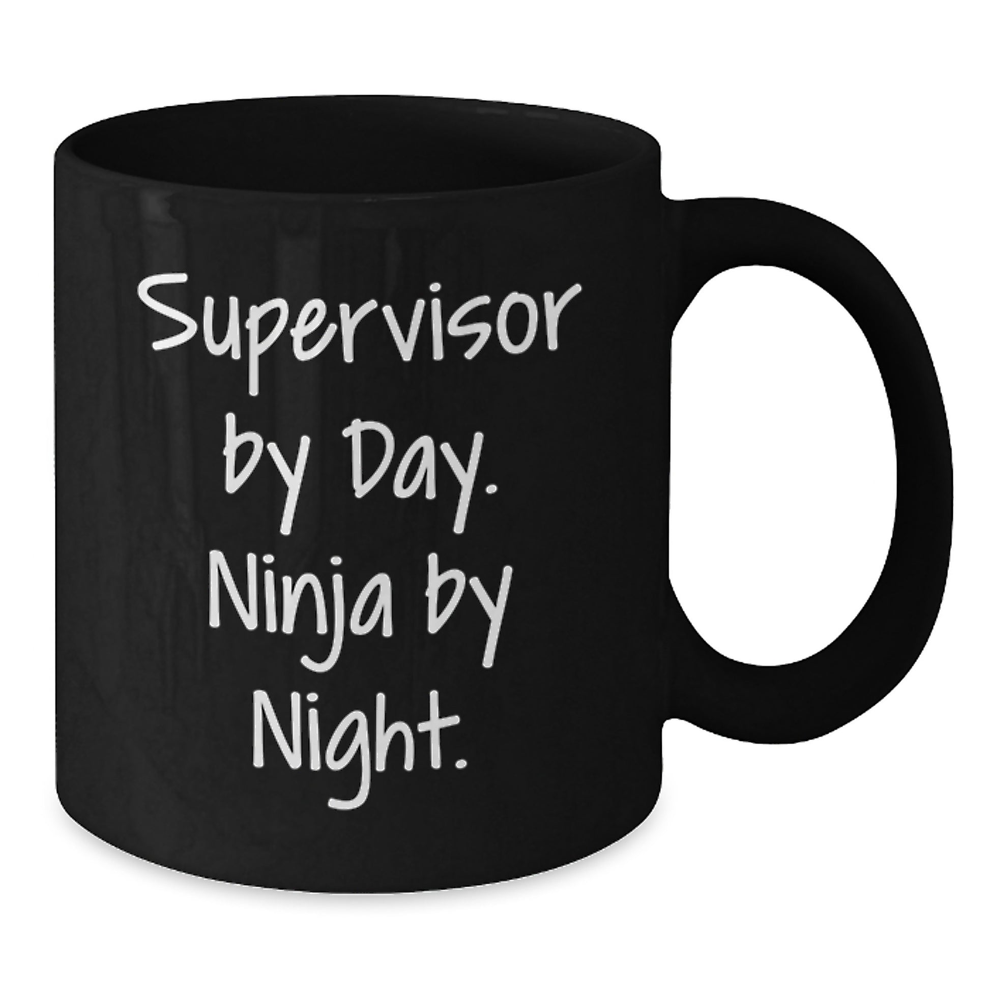 Supervisor Keepsake Mug for Him Birthday Gift Black 11oz Ceramic Mug - Additional