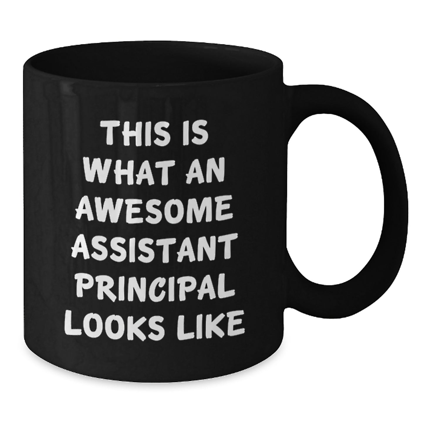 Funny Gifts from Friends, Wife, or Men for Assistant Principal - Awesome Assistant Principal Black Coffee Mugs, Birthday Unique Gifts for Assistant Principal - Additional