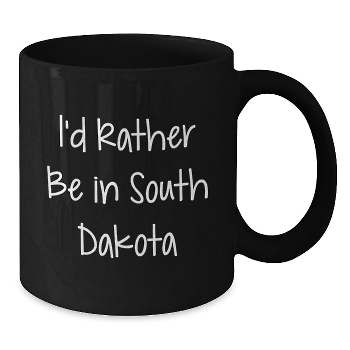 South Dakota Gift for Him - I'd Rather Be There Keepsake Coffee Mug - Additional