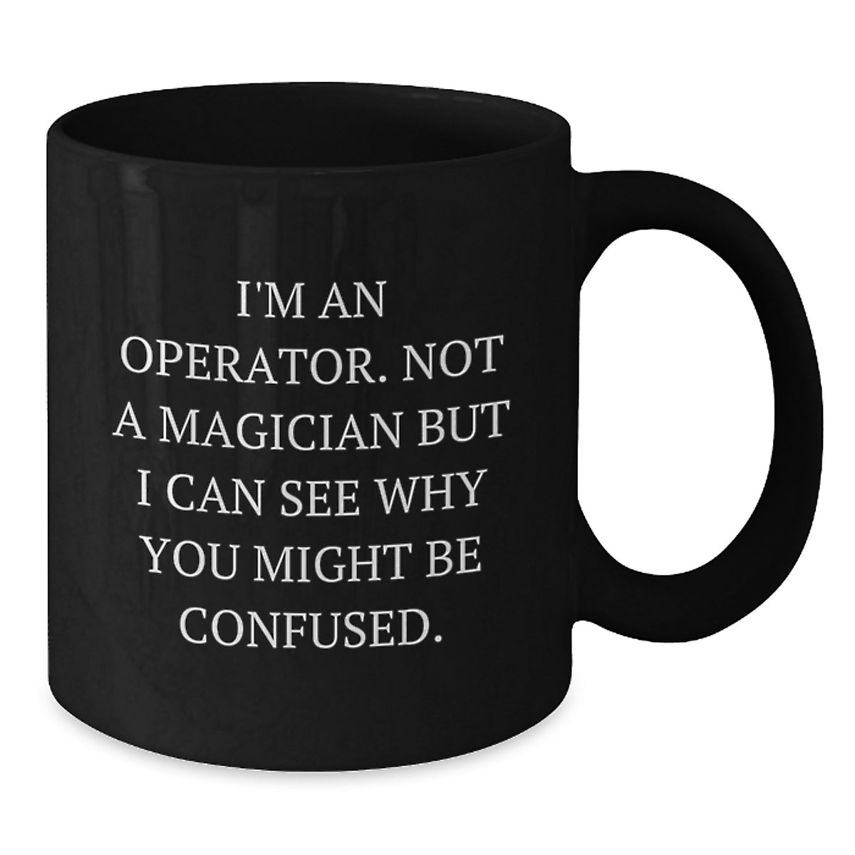 Christmas Gift for Her Operator Coffee Mug - A Confused Tone Present - Additional