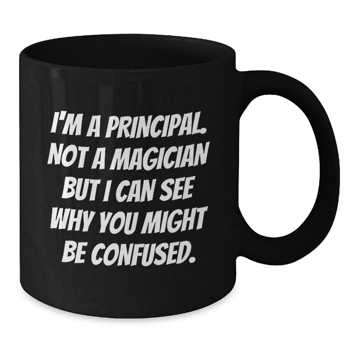 Principal Keepsake Ceramic Black Coffee Mug for Him Birthday Gift - Additional