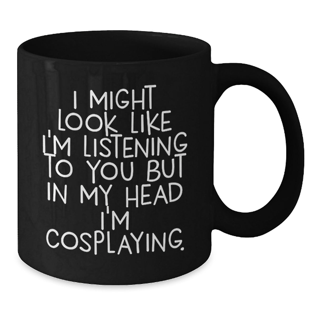 Cosplaying Black Coffee Mug Keepsake for Him – Christmas Gift - Additional