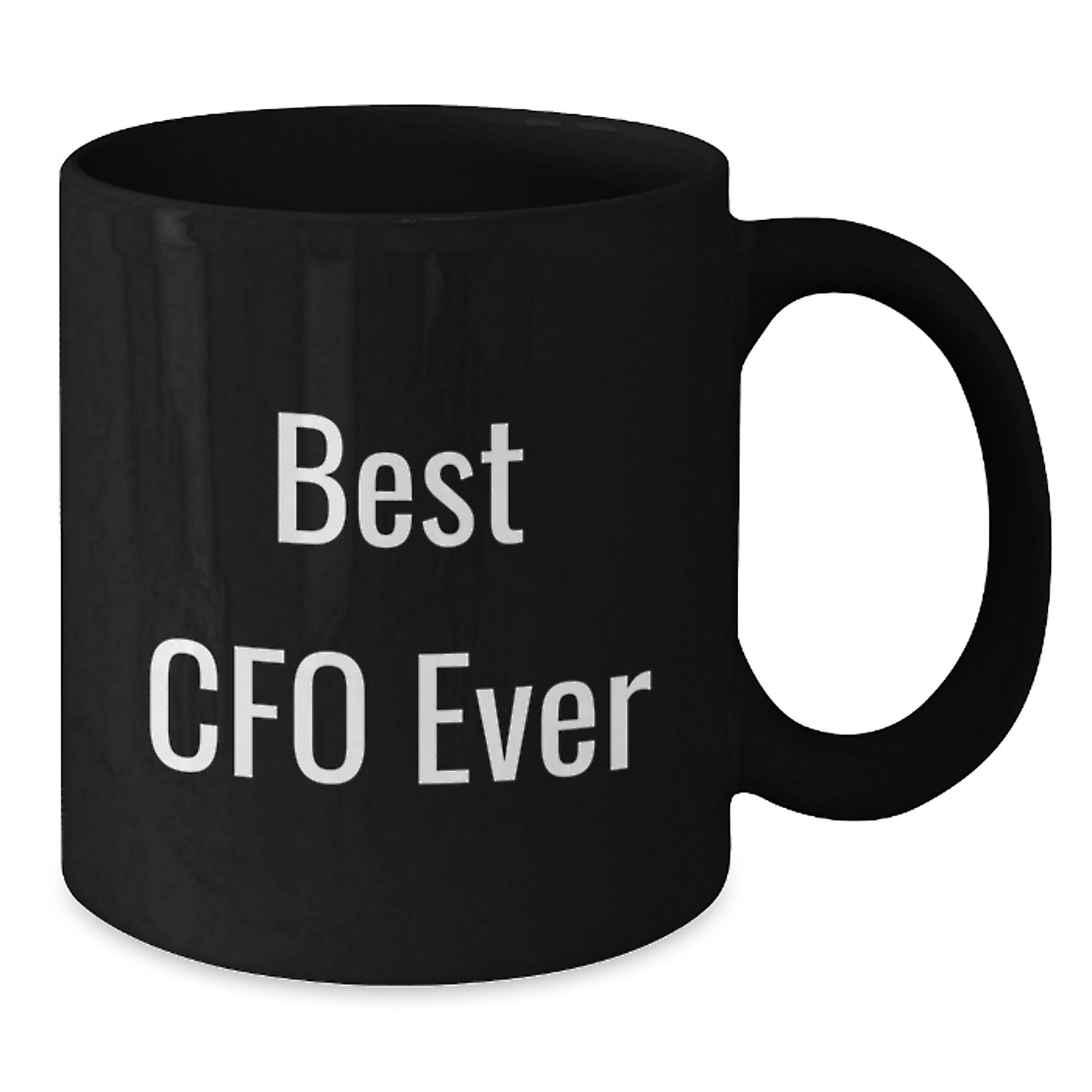 Cfo Keepsake Black Coffee Mug for Him Birthday Gift Best Cfo Ever - Additional