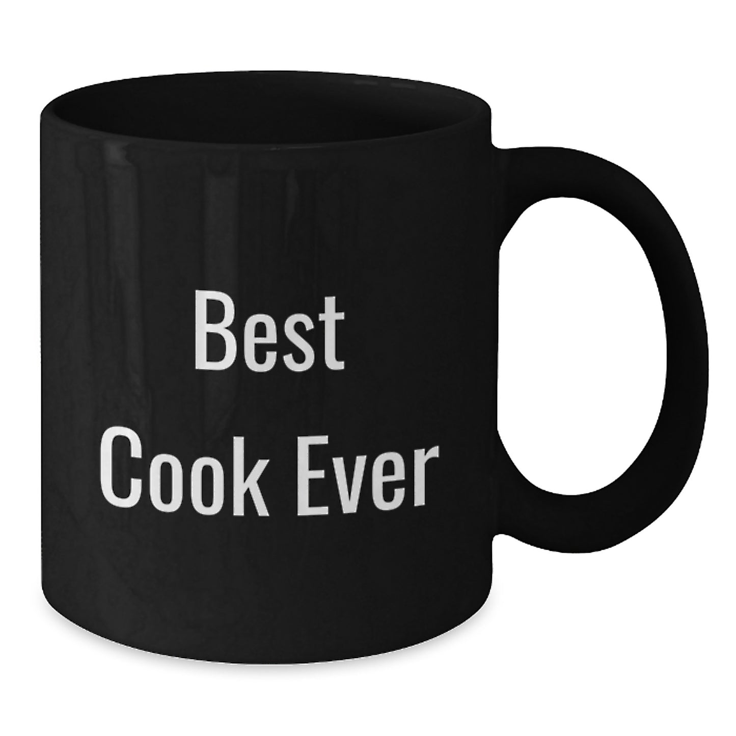 For Him Keepsake Birthday Gift Best Cook Ever Black Coffee Mug Ceramic - Additional