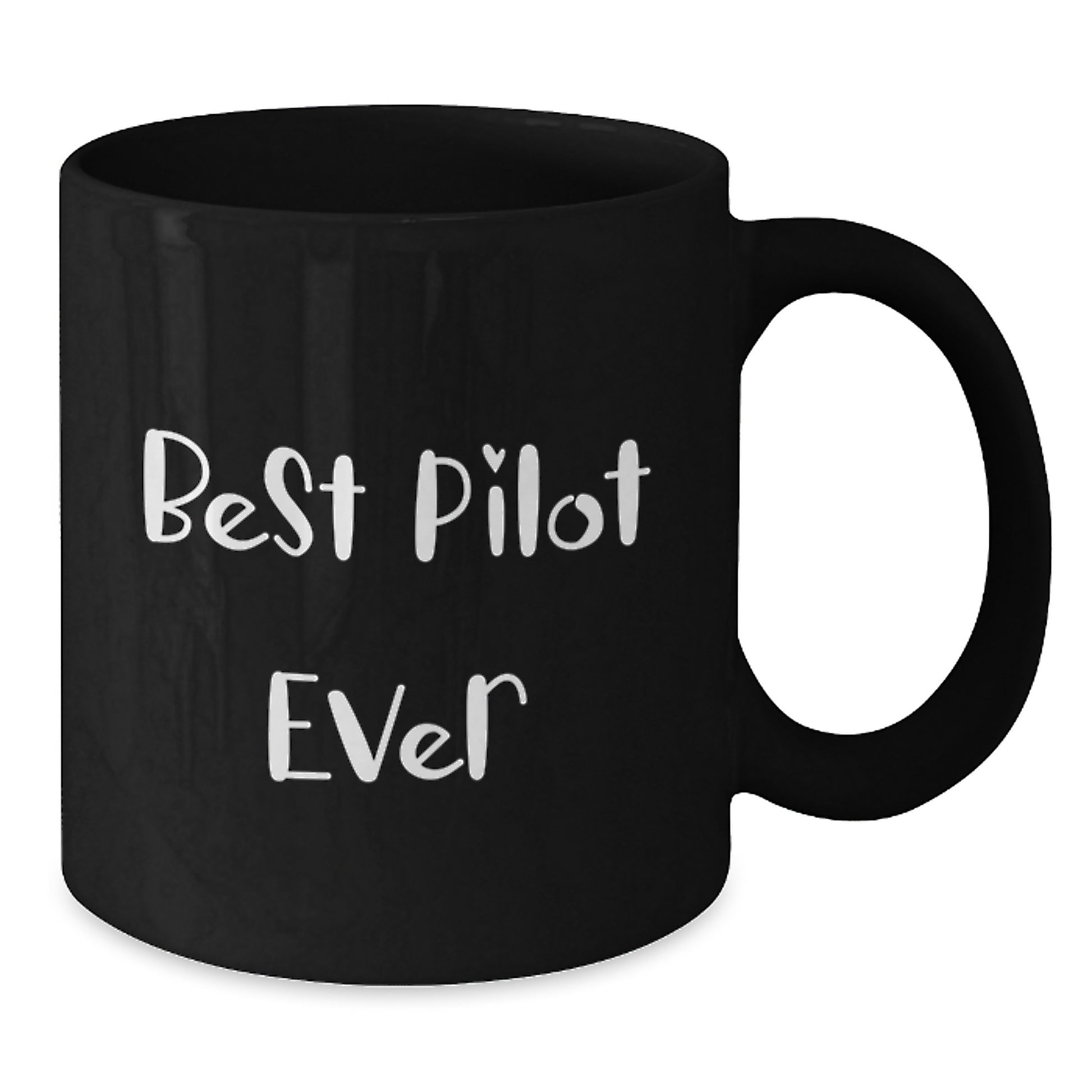 Pilot Keepsake Black Coffee Mug for Him Birthday Gift Best Pilot Ever - Additional
