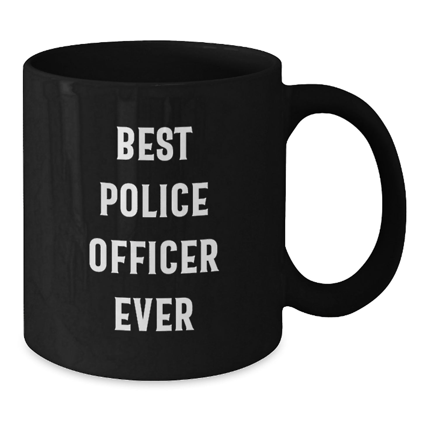 Police Officer Keepsake Black Coffee Mug Birthday Gift for Him - Additional