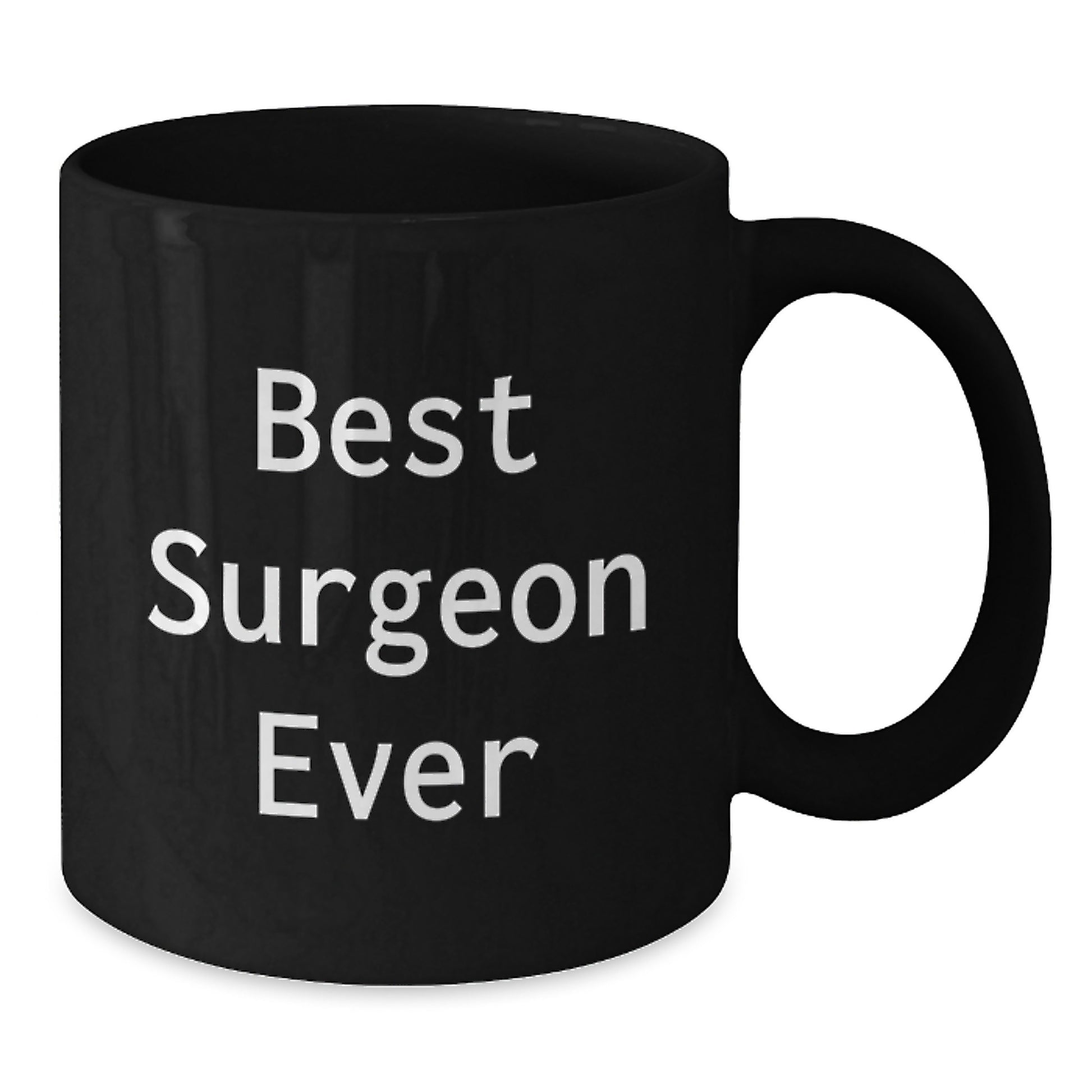 Surgeon Keepsake Black Coffee Mug for Him Birthday Gift with Quote - Additional