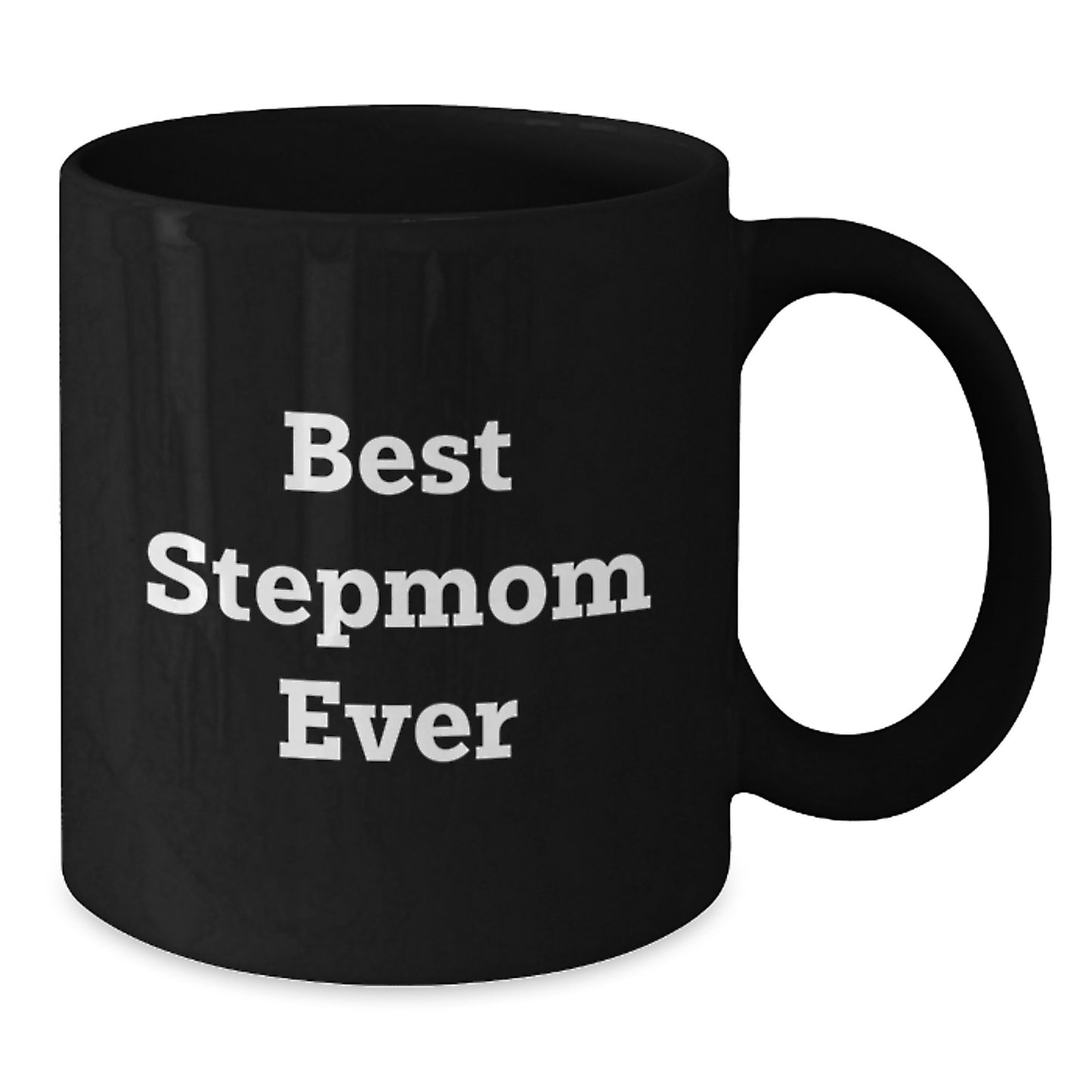 Stepmom Keepsake Black Coffee Mug for Him Birthday Gift Best Stepmom - Additional