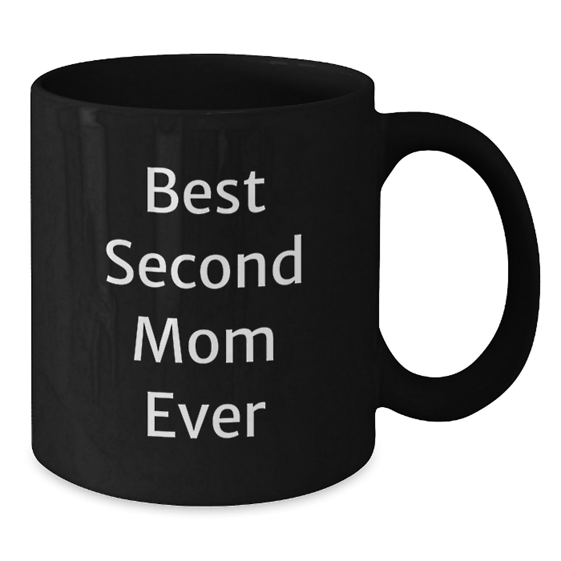 Second Mom Keepsake Elegant Black Coffee Mug for Her Birthday Gift - Additional