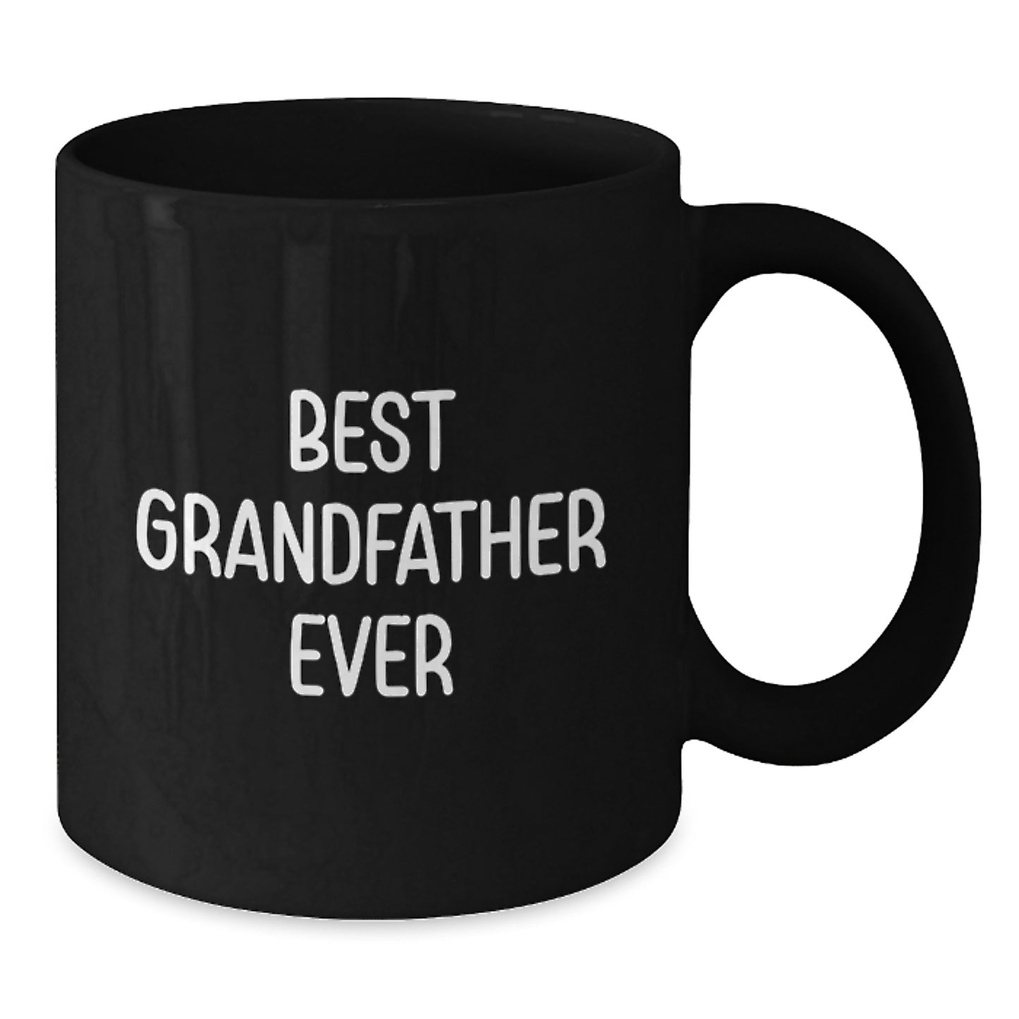 Best Grandfather Ever Black Coffee Mug Birthday Gift for Grandpa - Additional