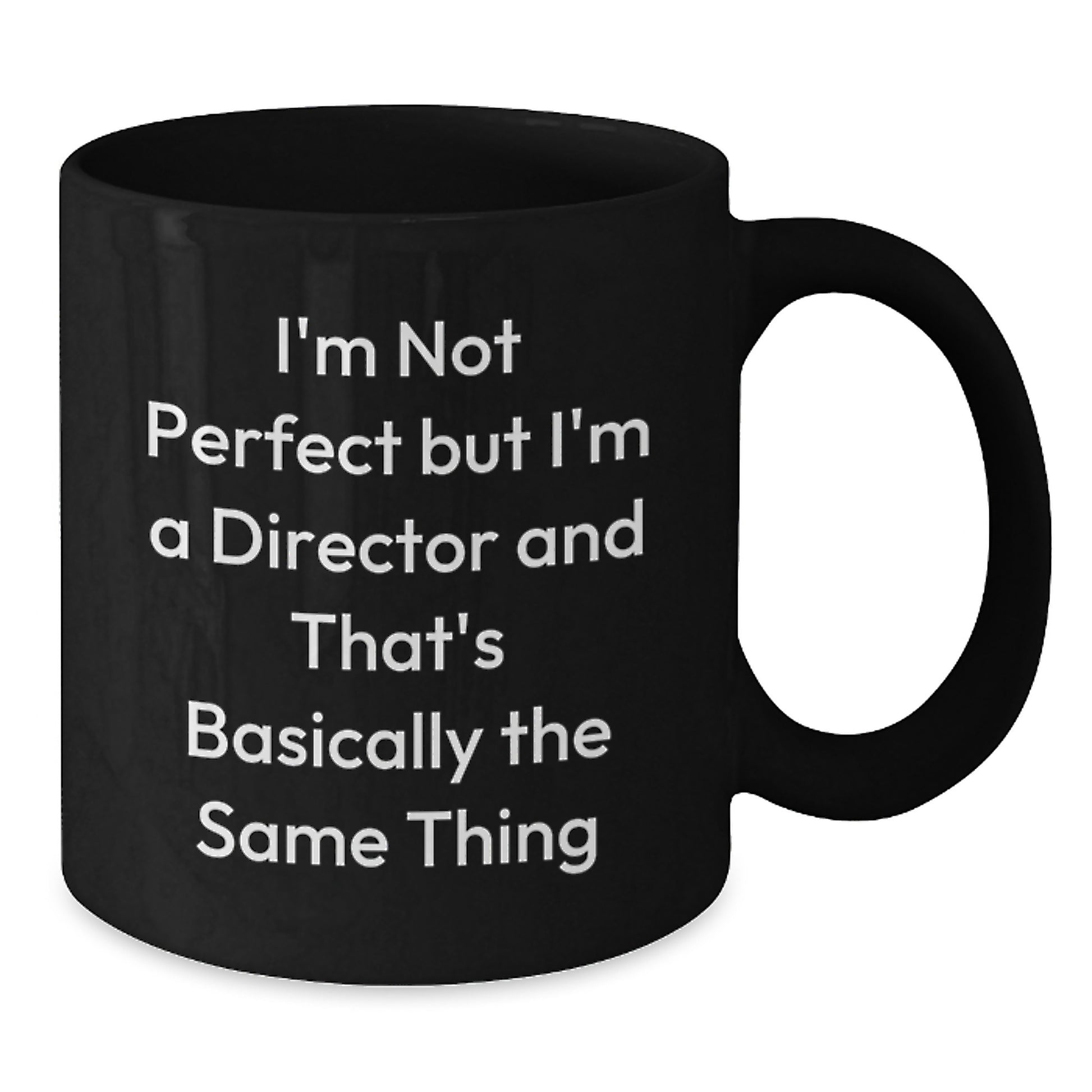 Birthday Gift for Her Director Black Coffee Mug Present - Additional
