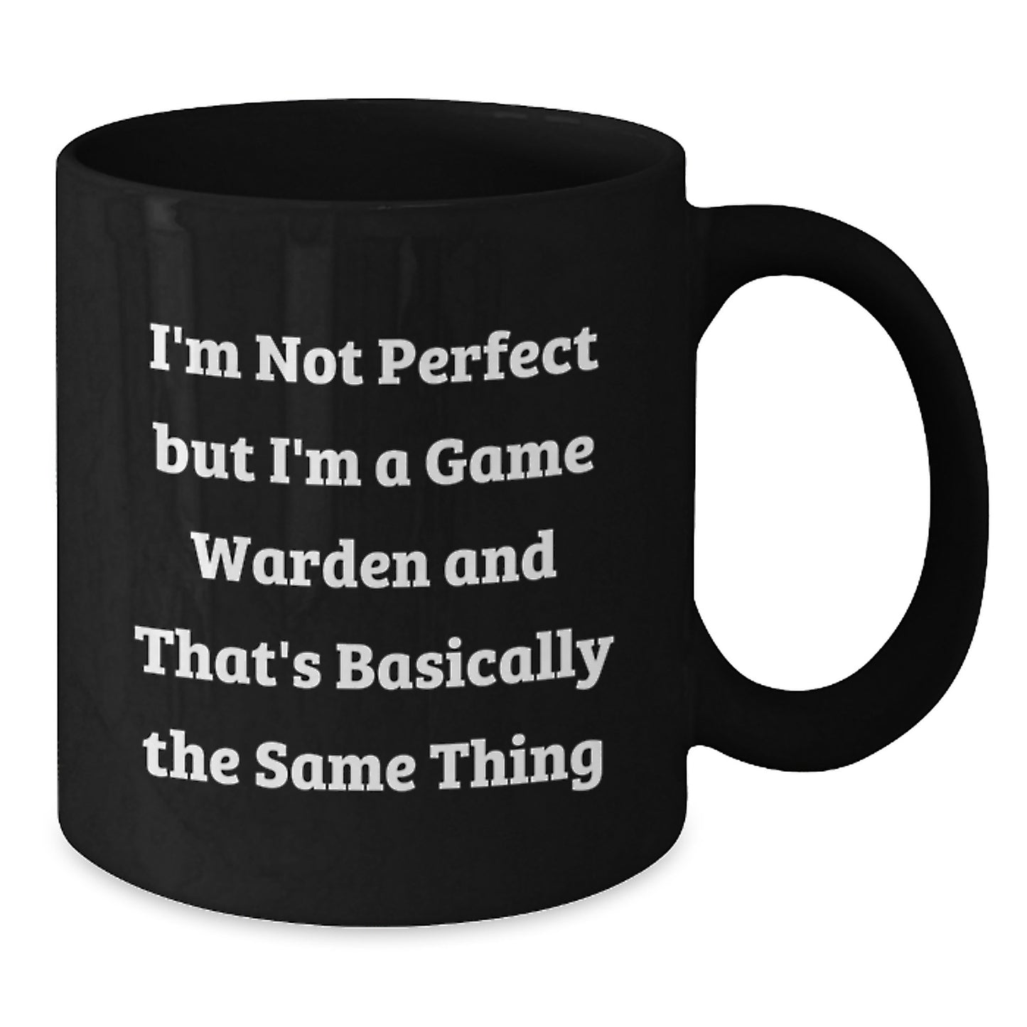 Game Warden Keepsake Birthday Gift Mug for Him – Black Ceramic - Additional