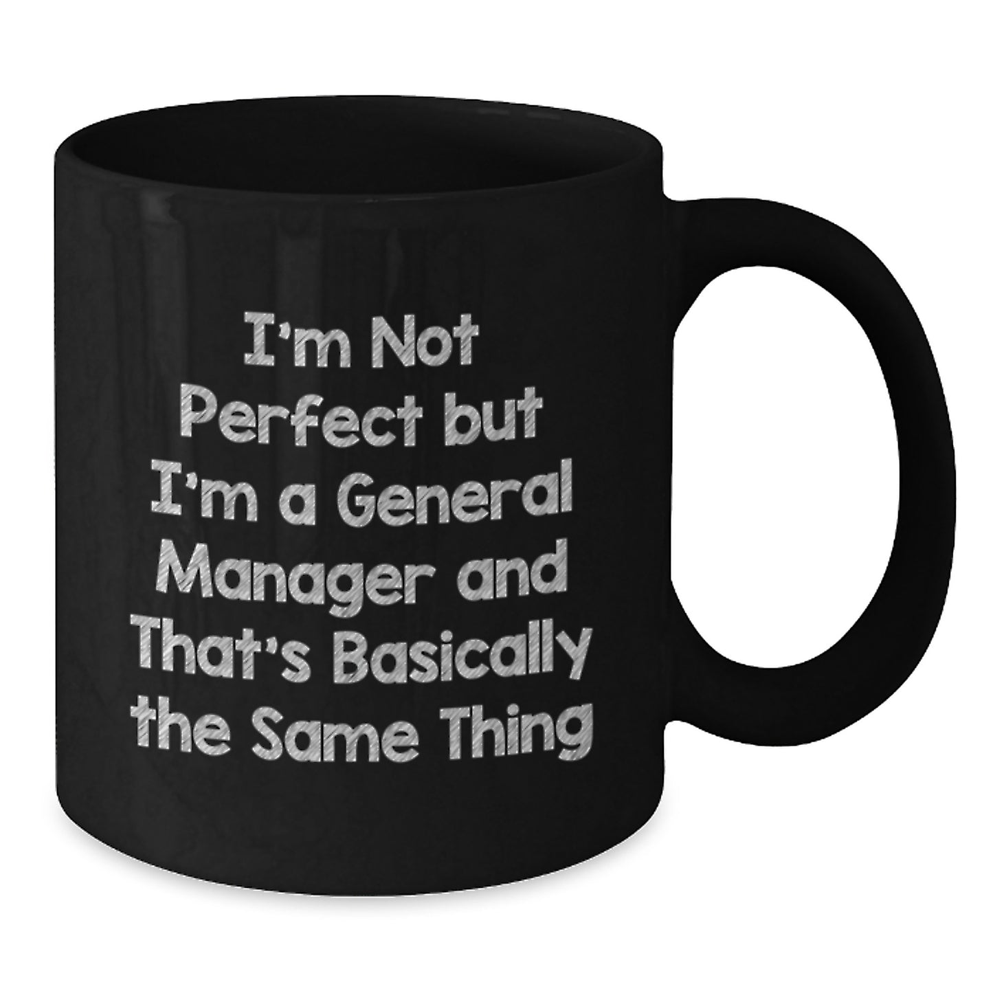 General Manager Black Coffee Mug Keepsake Birthday Gift for Him - Additional
