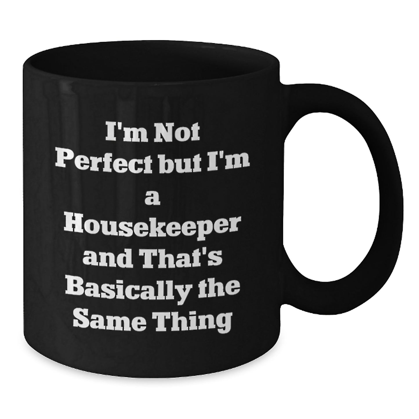 Housekeeper Keepsake Premium Black Coffee Mug for Him Birthday Gift - Additional