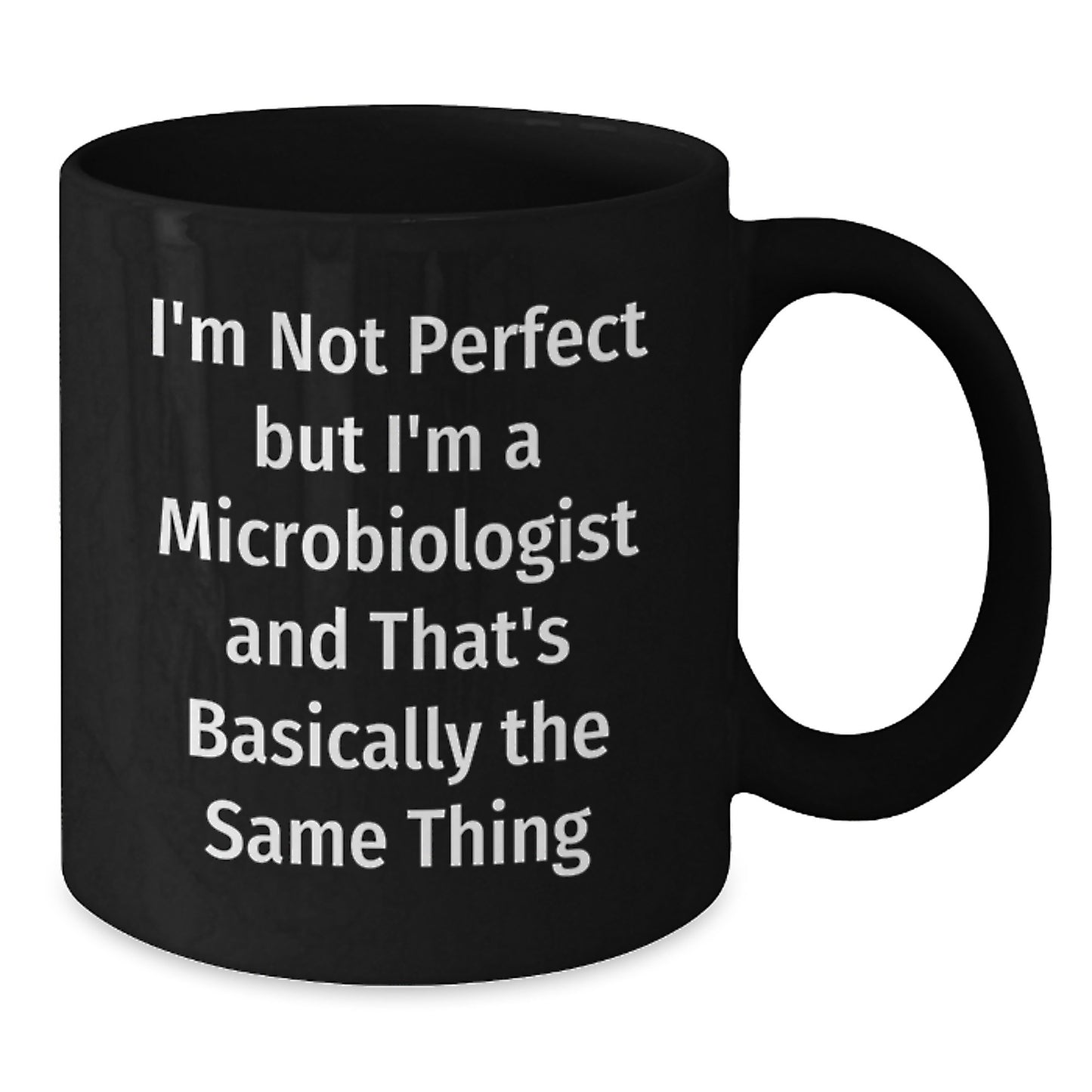 Microbiologist Keepsake Ceramic Black Coffee Mug Birthday Gift for Him - Additional