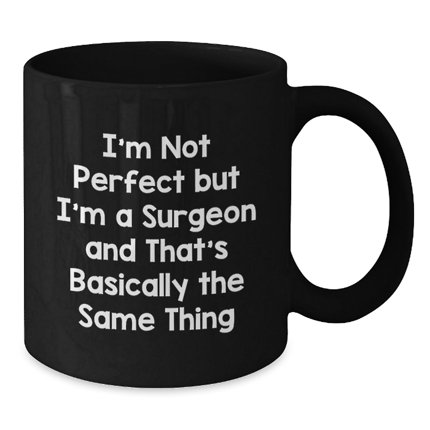 Surgeon Black Coffee Mug Premium Keepsake Birthday Gift for Him - Additional