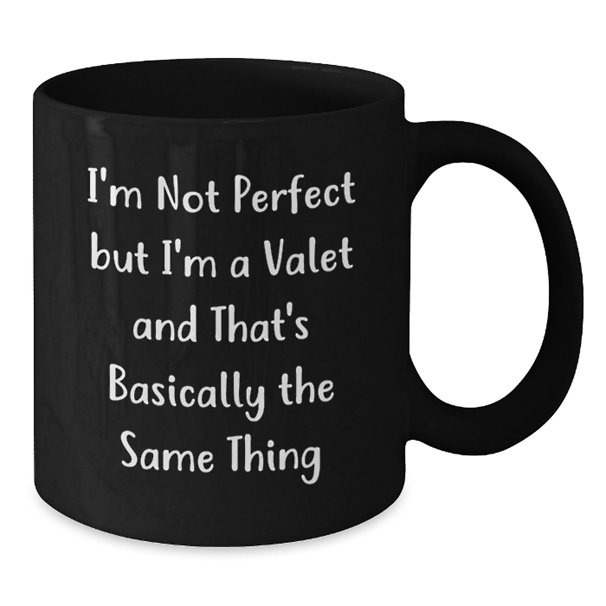 Birthday Gift Valet Black Coffee Mug for Her – Premium Present - Additional
