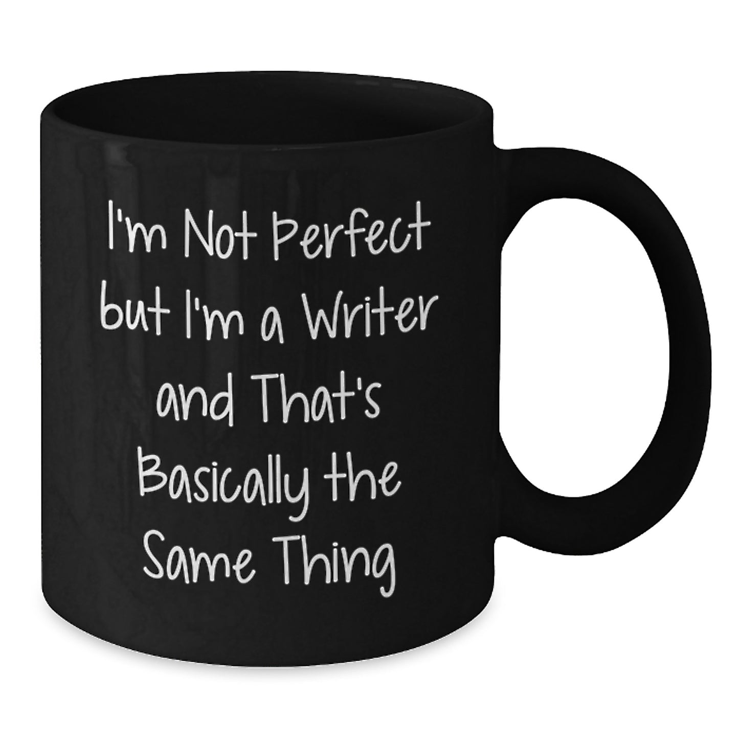 Birthday Gift for Her Writer Black Coffee Mug Present - Additional