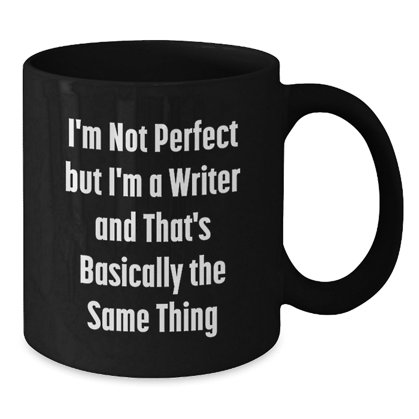 Writer Keepsake Black Coffee Mug for Him Birthday Gift - Additional