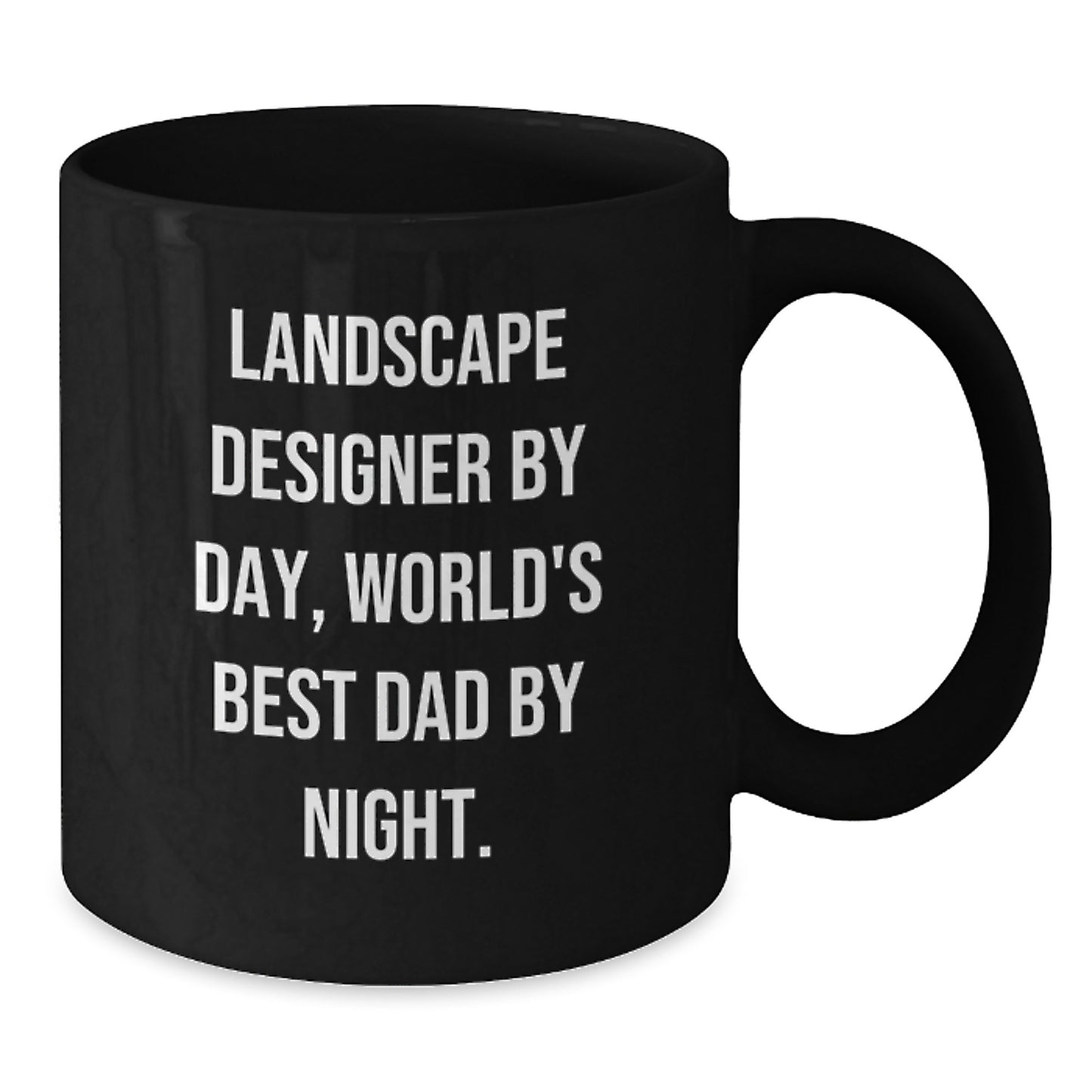 Witty Landscape Designer Novelty Black Mug for Friends Birthday Gift - Additional