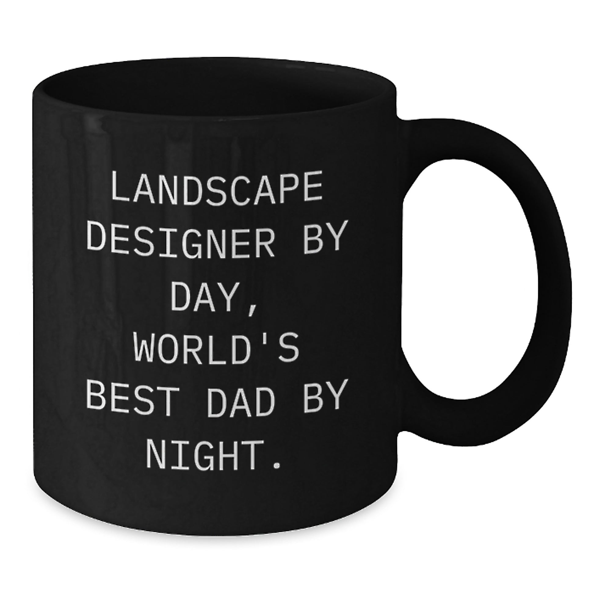 Birthday Gift Landscape Designer Black Coffee Mug for Her Present - Additional