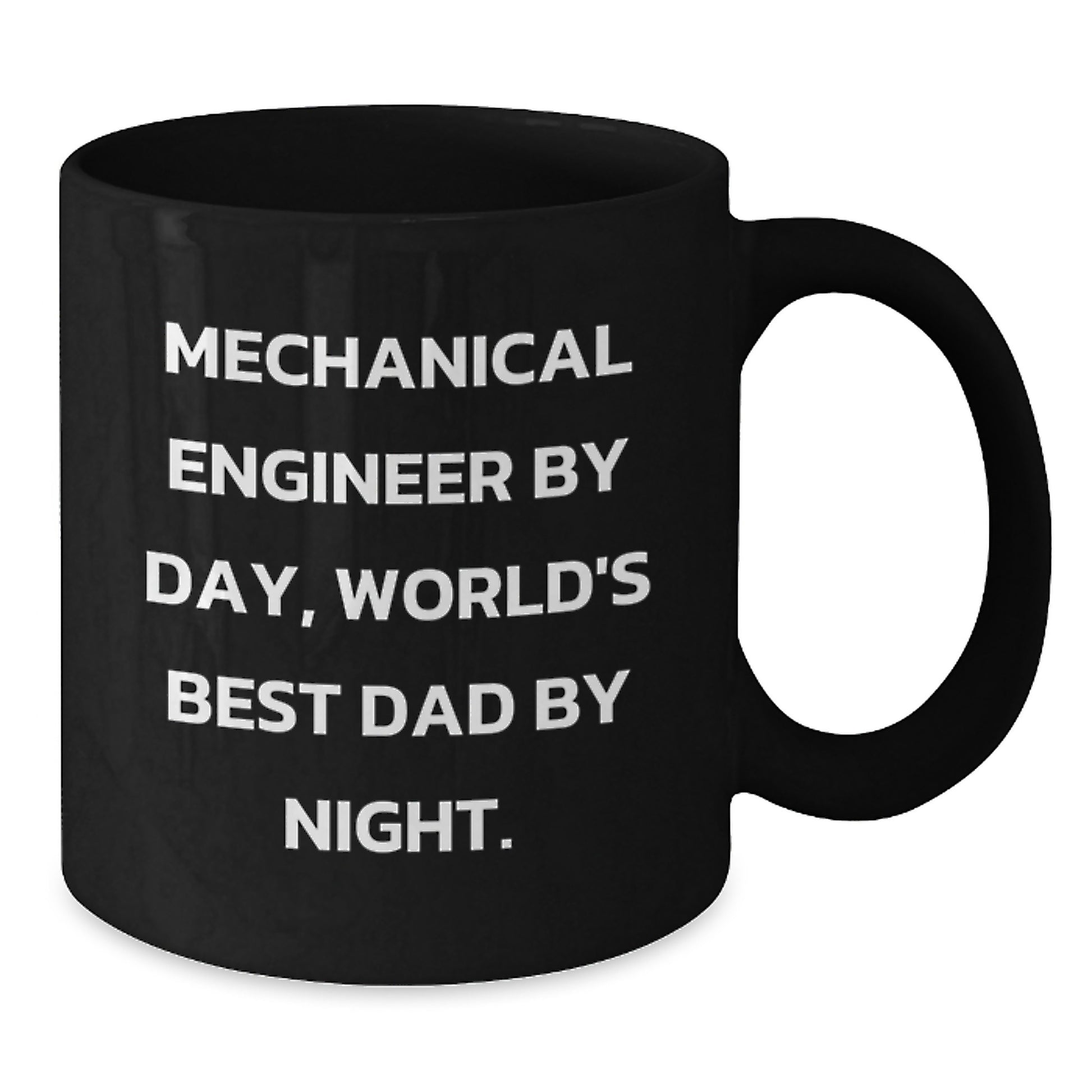 Mechanical Engineer Black Coffee Mug Idea for Coworkers Birthday Gift - Additional