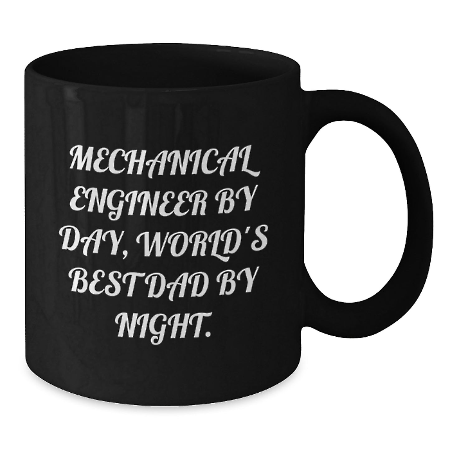 Birthday Gift for Her Mechanical Engineer Black Coffee Mug Present - Additional