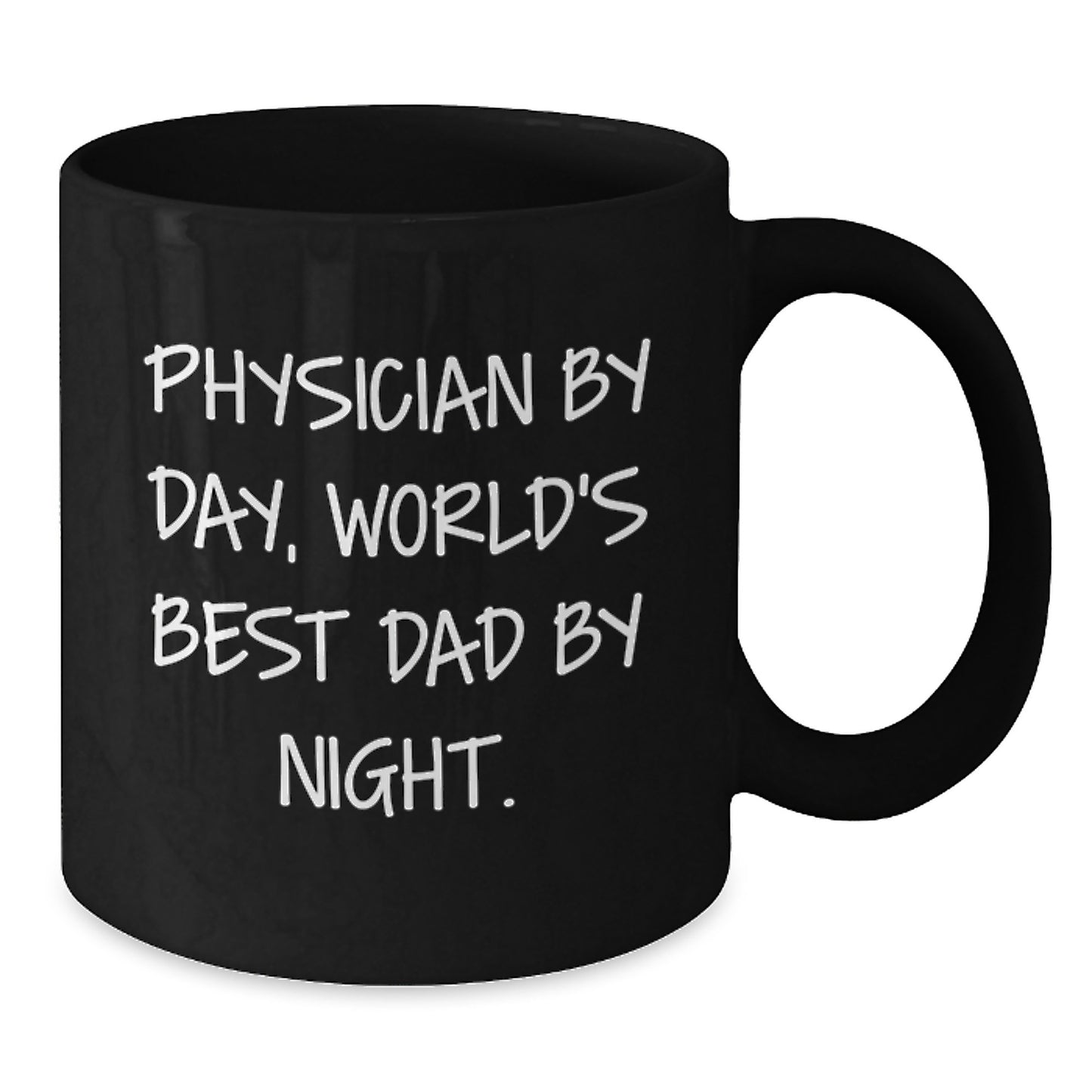 Birthday Gift for Her Physician By Day, World's Best Dad By Night Mug - Additional