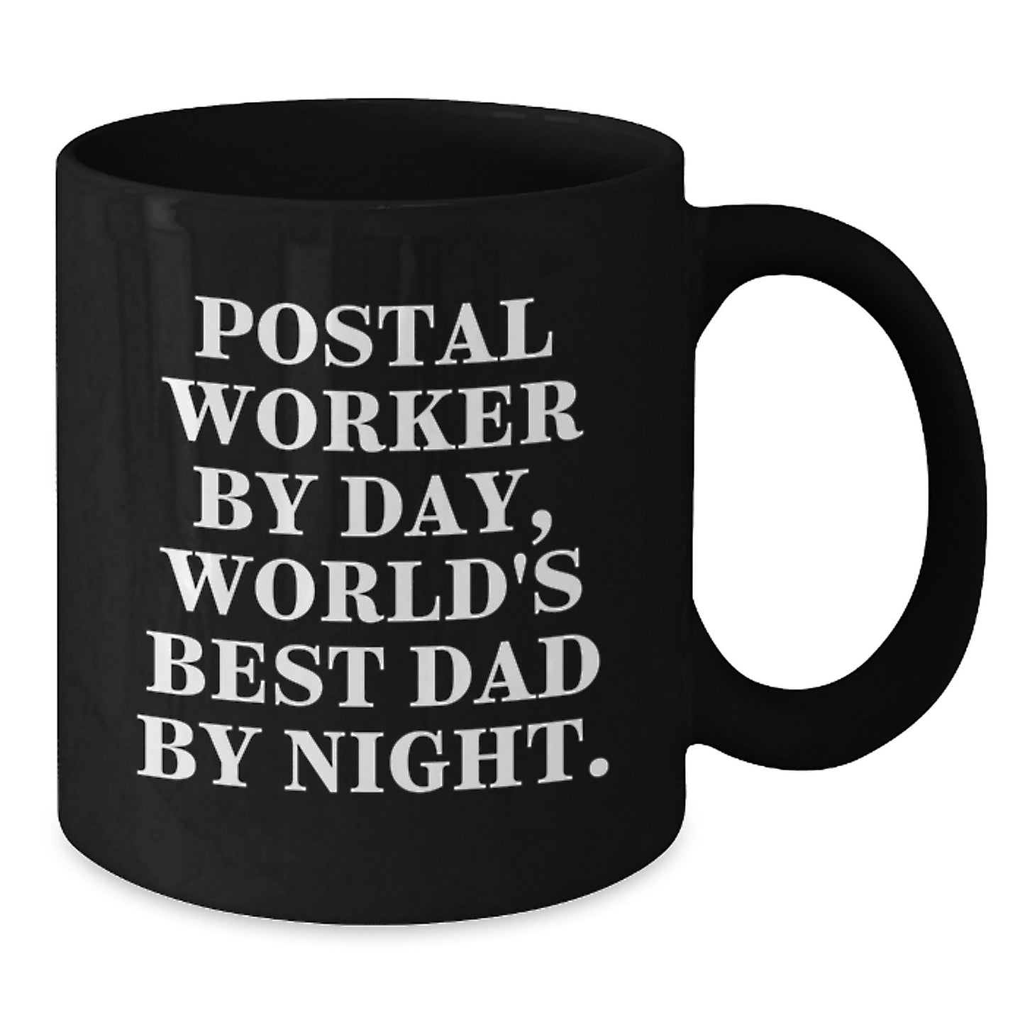 Postal Worker Keepsake Mug for Him Black Coffee Birthday Gift - Additional