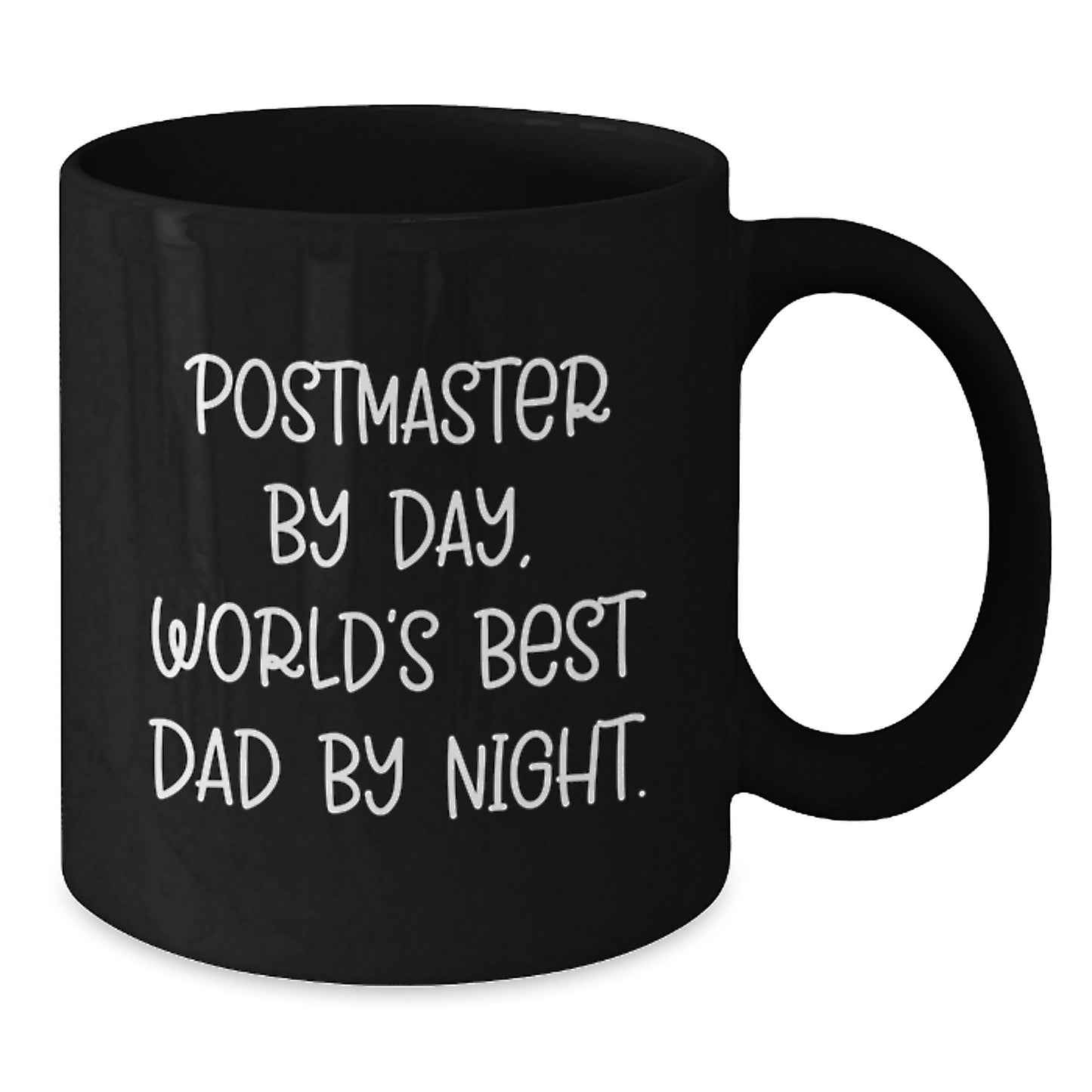 Postmaster Keepsake Black Ceramic Coffee Mug for Him Birthday Gift - Additional