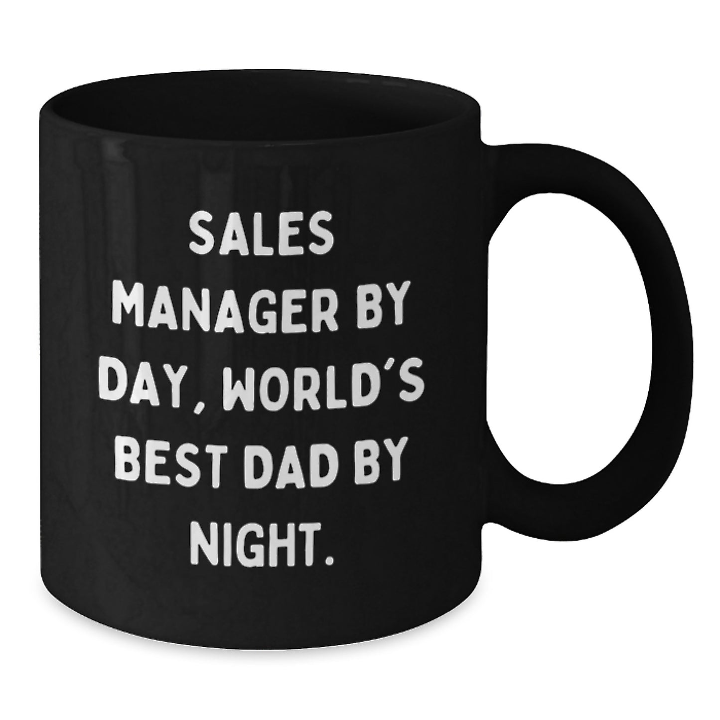 Birthday Gift for Her Sales Manager Black Coffee Mug Present - Additional