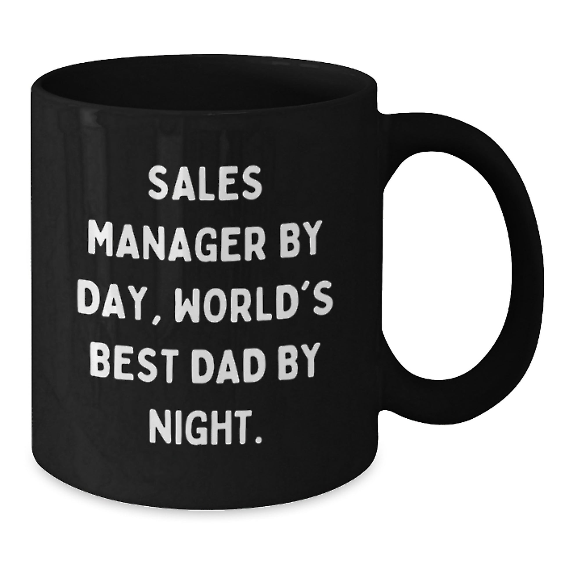 Birthday Gift for Her Sales Manager Black Coffee Mug Present - Additional