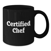 Load image into Gallery viewer, Funny Quotes for Chefs Christmas Unique Gifts from Men to Family Black Coffee Mugs for Chef Friends - Additional
