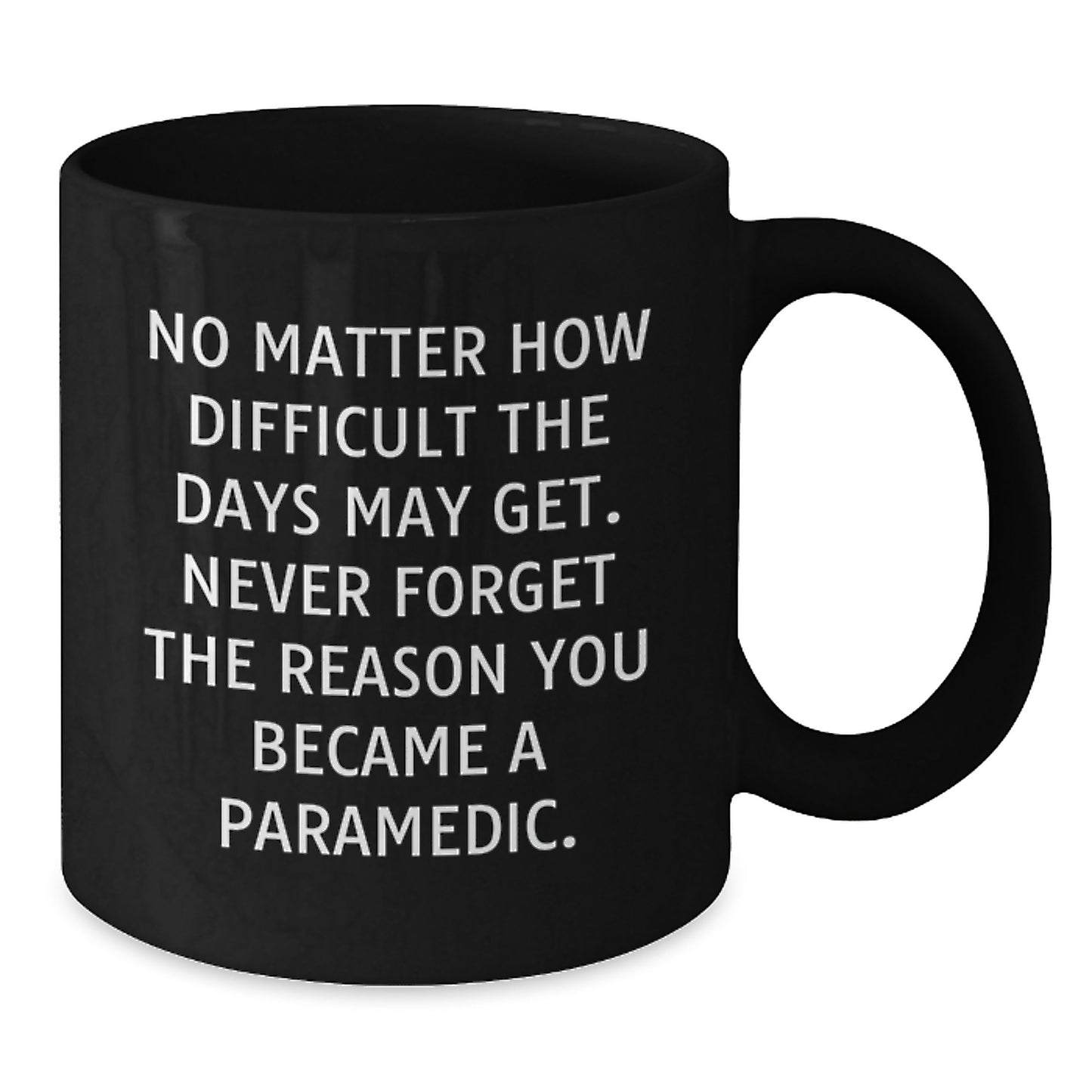 Funny Rescue Worker Gifts for Rescue Workers and Rescue Worker Lovers - Christmas Unique Gifts from Family, Friends, and Coworkers - Inspirational Rescue Worker Black Coffee Mug - Additional