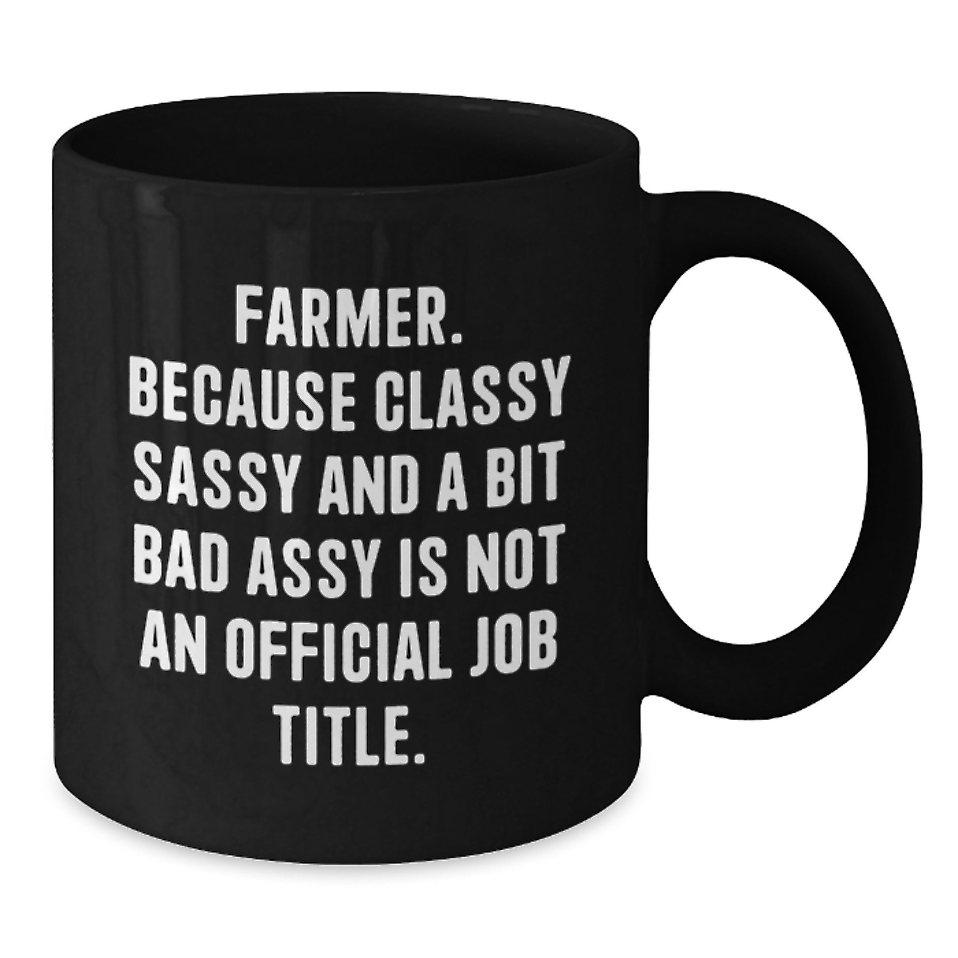 Farmer Gifts from Women, Funny Quote Black Coffee Mug, Graduation Unique Gifts for Men, Women, Friends, Family - Additional