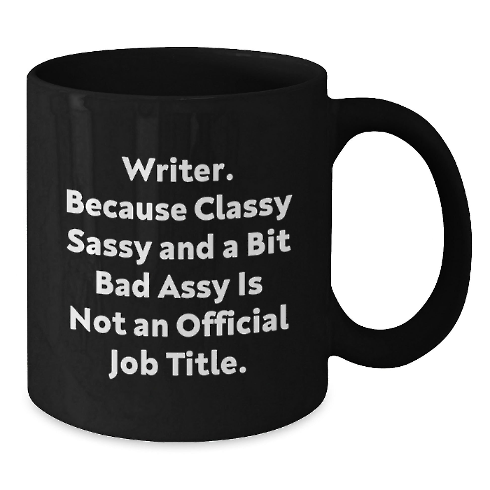 Writer Gifts, Funny Quote, Graduation Unique Gifts from Friends to Writer, Black Coffee Mug - Additional