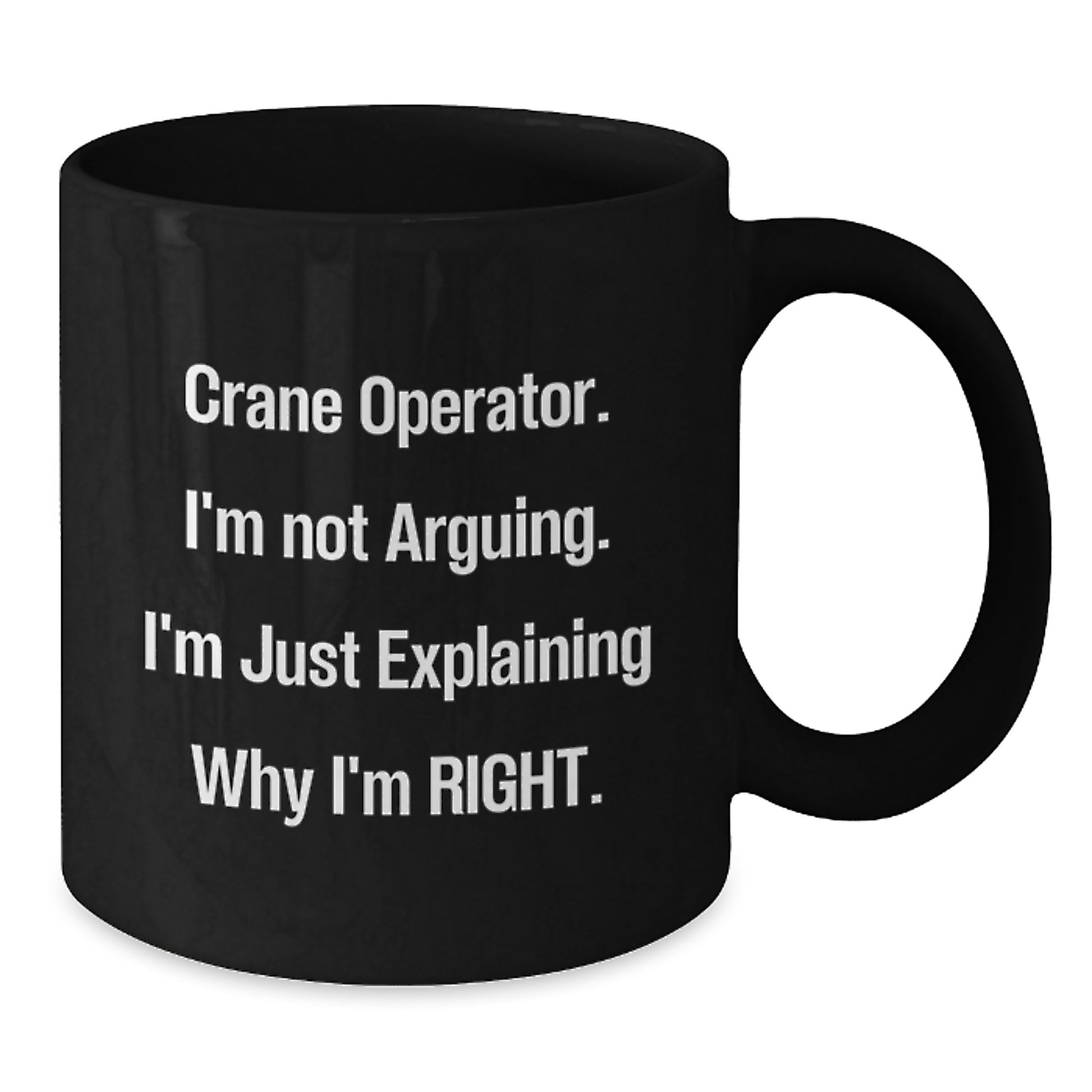 Funny Crane Operator Gifts, Crane Operator Mugs, Birthday Unique Gifts from Friends to Crane Operator - Additional