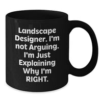 Load image into Gallery viewer, Landscape Designer Gifts, Funny Quote Black Coffee Mug, Gifts from Friends for Graduation - Additional
