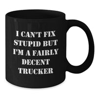 Load image into Gallery viewer, Funny Trucker Coffee Mug Gifts from Friends and Family for Christmas - Additional
