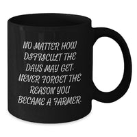 Load image into Gallery viewer, Funny Farmer Coffee Mug Gifts from Men to Farmer, Unique Christmas Unique Gifts for Farmers - Inspiring Quote - 11oz/15oz Ceramic Mug - Additional
