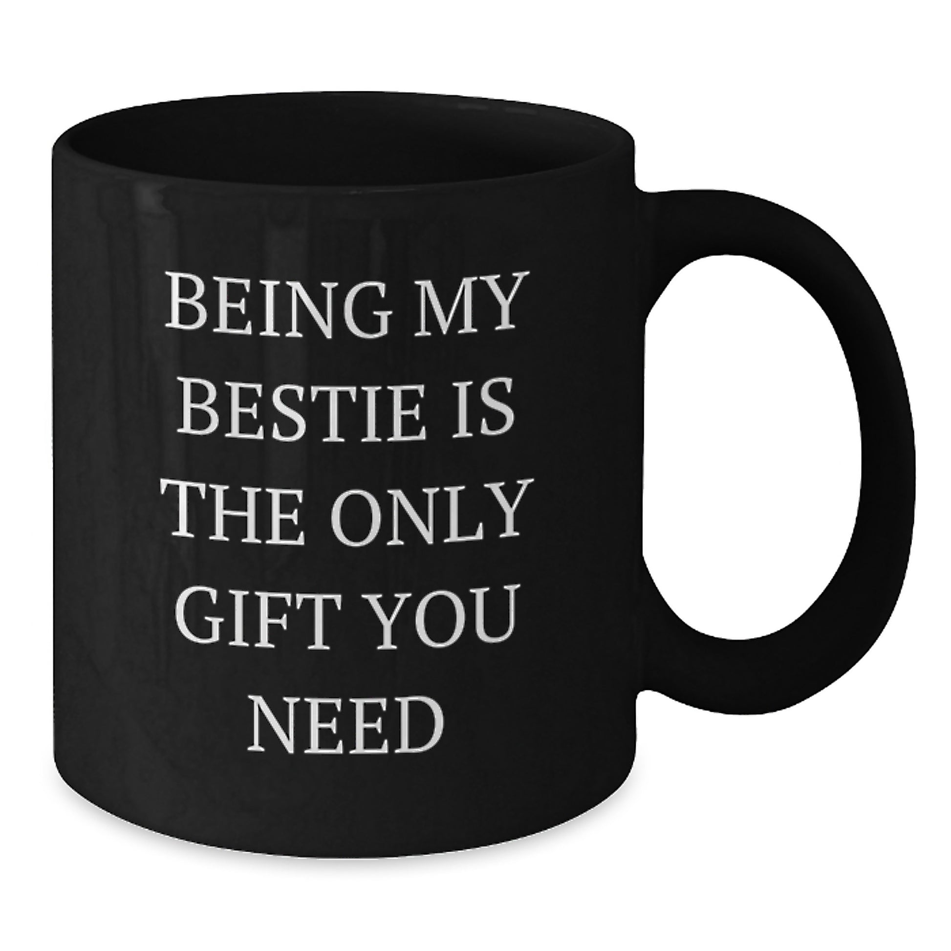Funny Bestie Gifts from Friends to Bestie Black Coffee Mugs for Christmas Morning - Additional