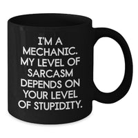 Load image into Gallery viewer, Funny Quotes for Mechanics, Mechanic Gifts, Christmas Unique Presents, Black Coffee Mug for Him, Gifts from Friends to Family - Additional
